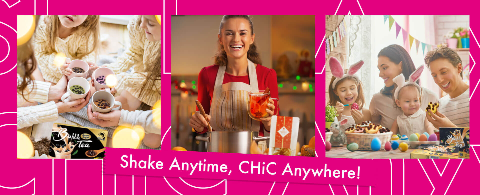 shake anytime, chic anywhere
