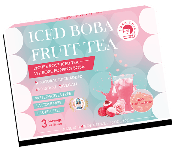 Lychee Rose Boba Iced Tea Kit