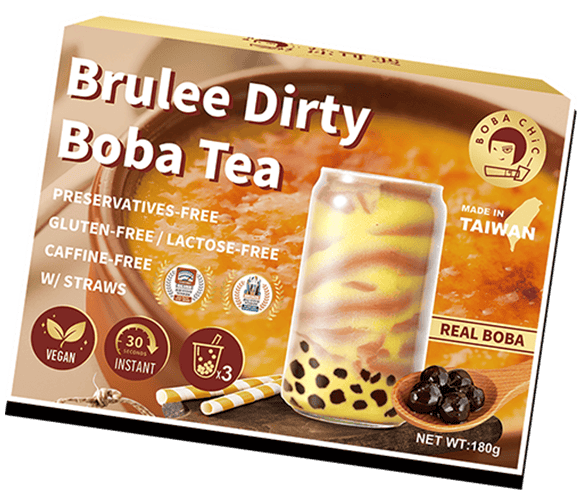 Brulee Dirty Bubble Tea