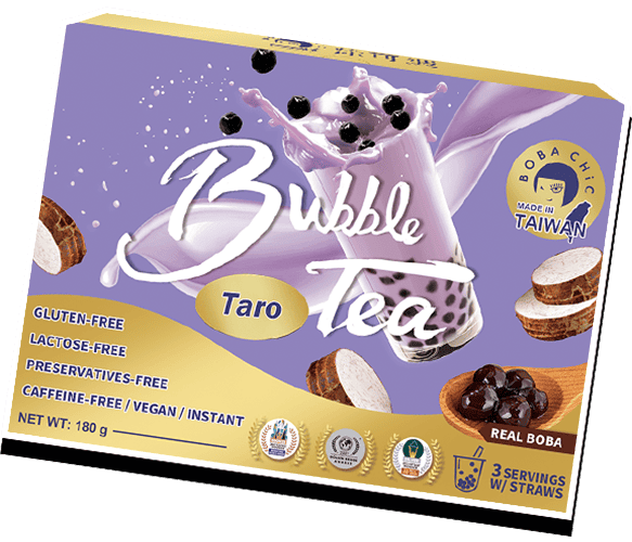 Refreshing Creamy Taro Bubble Tea Kit from BOBA CHiC