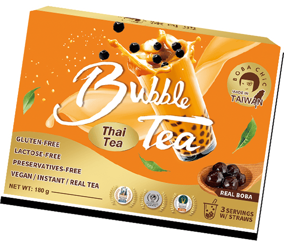 Gluten-Free Instant Thai Tea Boba Kit