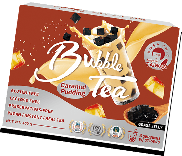 Caramel Pudding Grass Jelly Milk Tea Kit