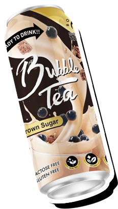 BOBA CHiC 330ml Okinawa Brown Sugar Boba Tea Can