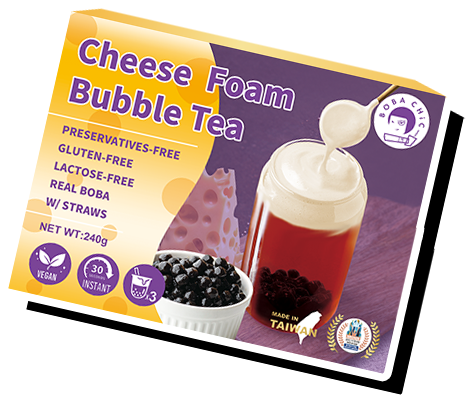 BOBA CHiC Refreshing Cheese Bubble Black Tea Kit Series