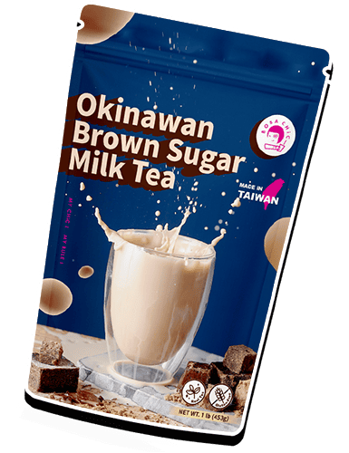 Instant Okinawan brown sugar milk tea