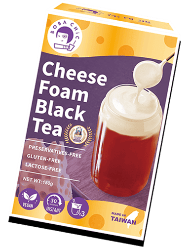 BOBA CHiC Ready-Made Rich Cheese Foam Bubble Tea Kit