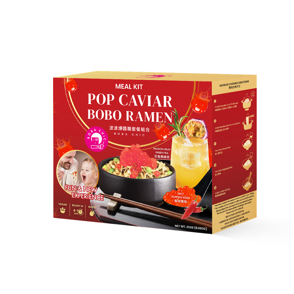 Bobo Ramen (Spicy) + Passion Fruit Green Tea