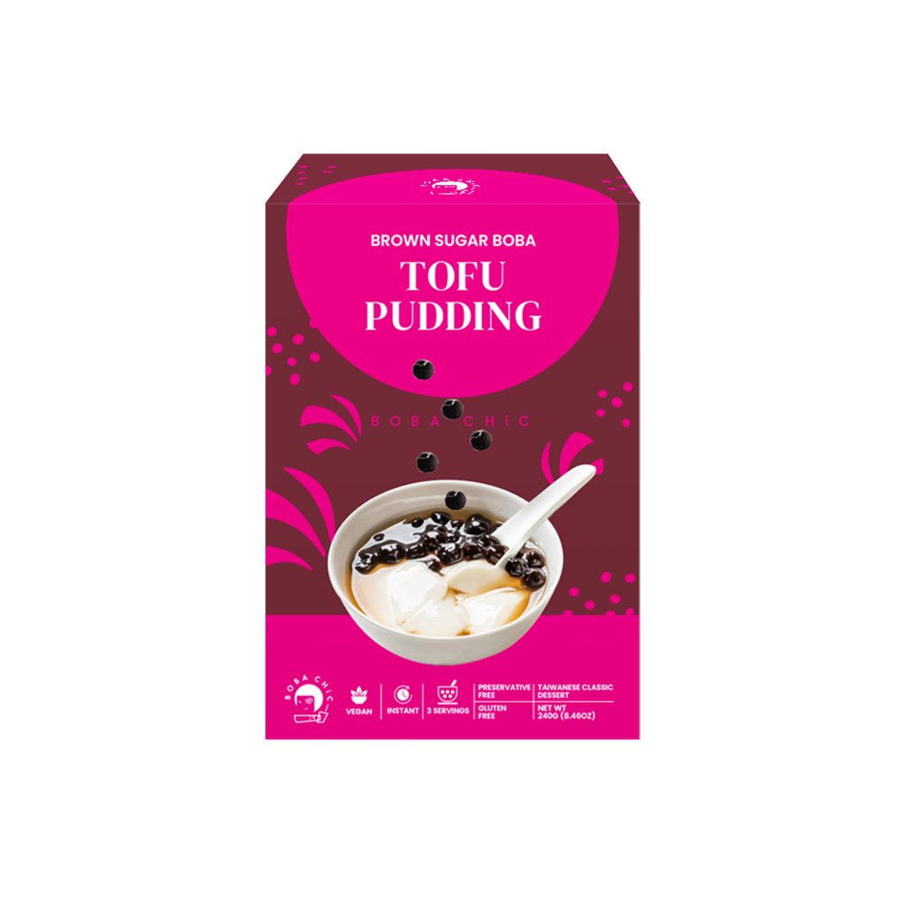 Brown Sugar Boba Tofu Pudding