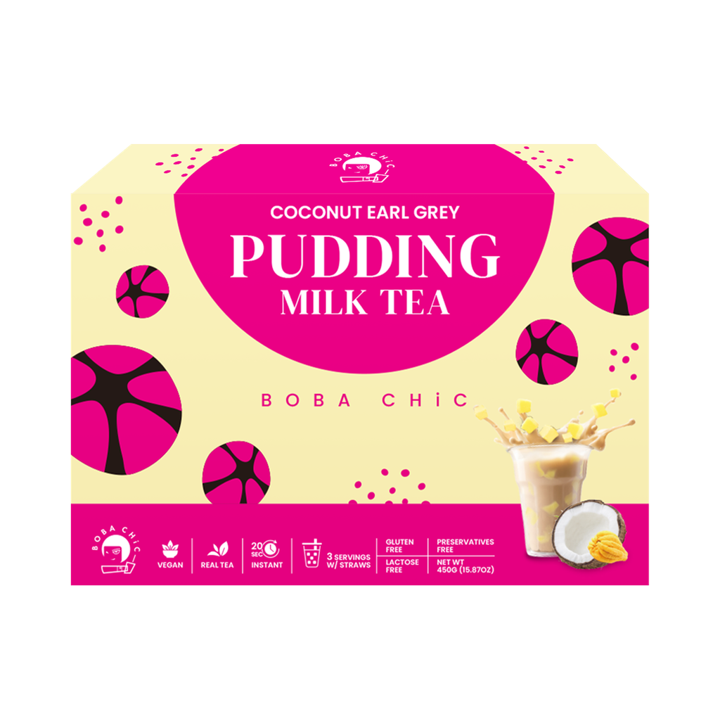 Coconut Earl Grey Pudding Milk Tea 