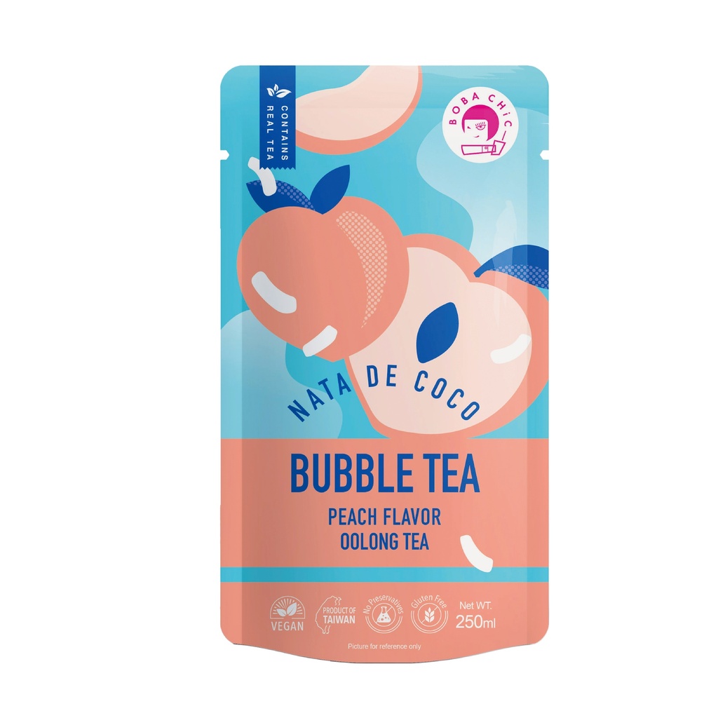 白桃烏龍椰果冰茶