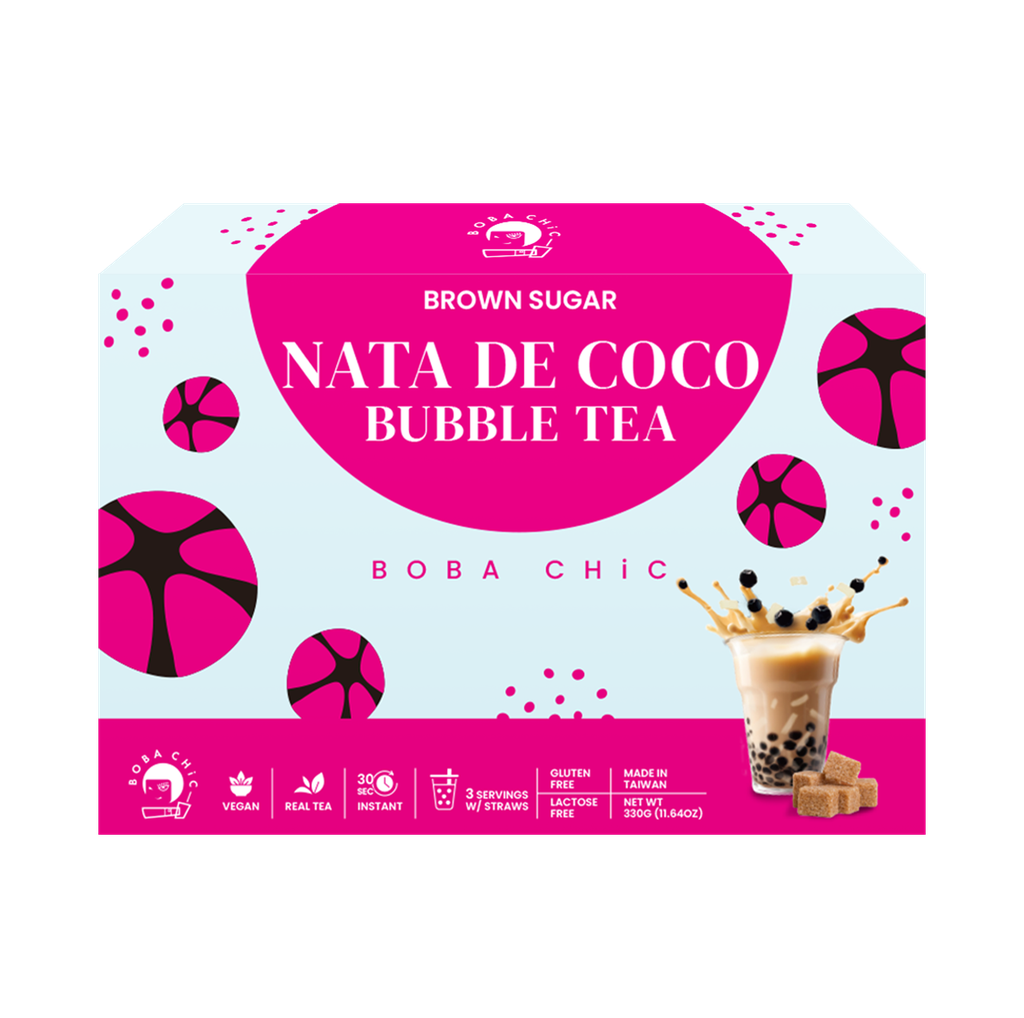 Brown Sugar Nata de Coco Bubble Tea