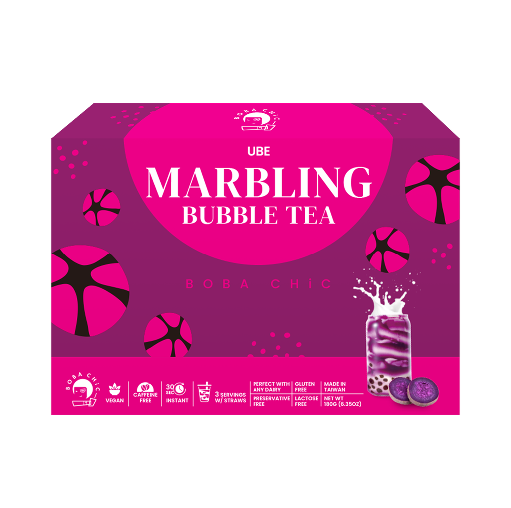 Ube Marbling Bubble Tea