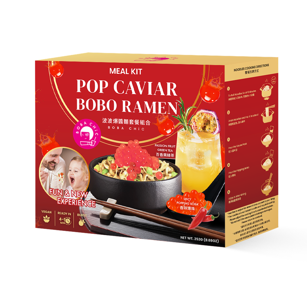 Bobo Ramen (Spicy) + Passion Fruit Green Tea