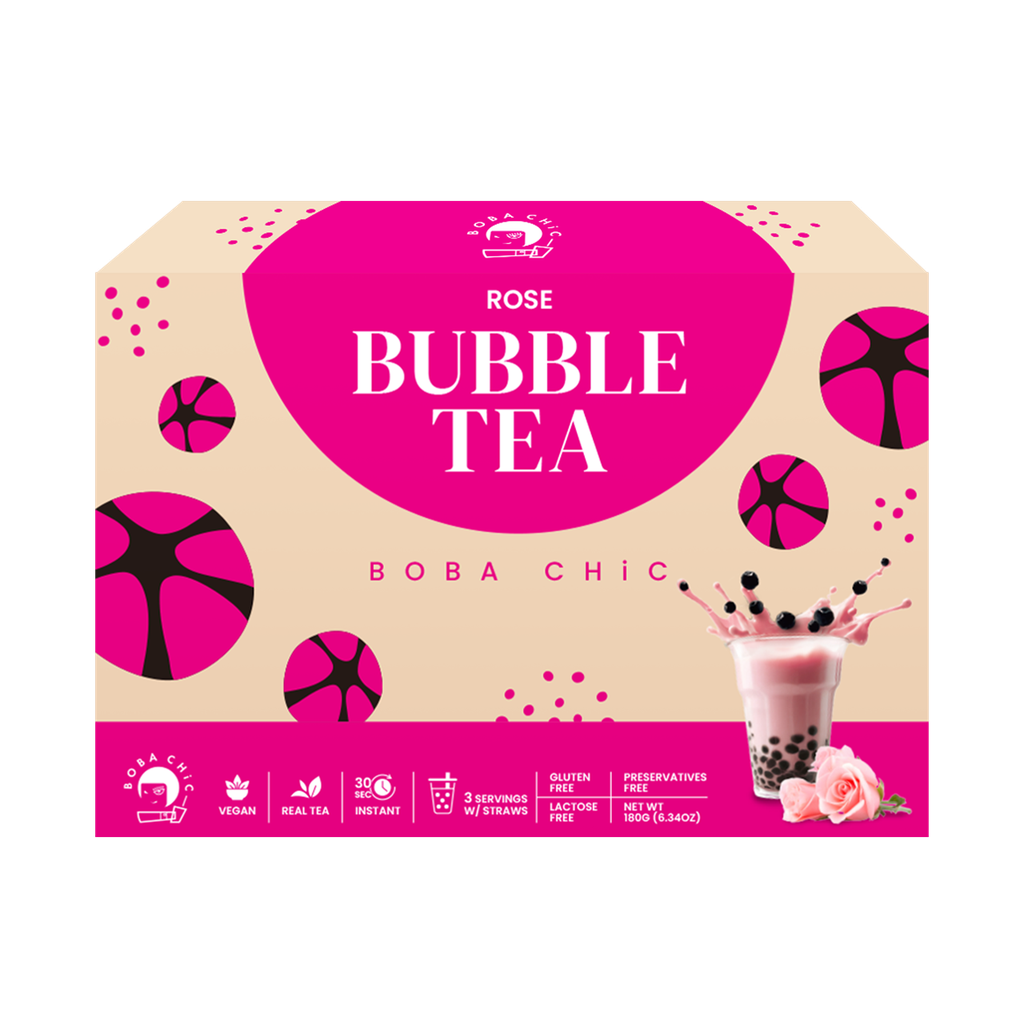玫瑰珍珠奶茶