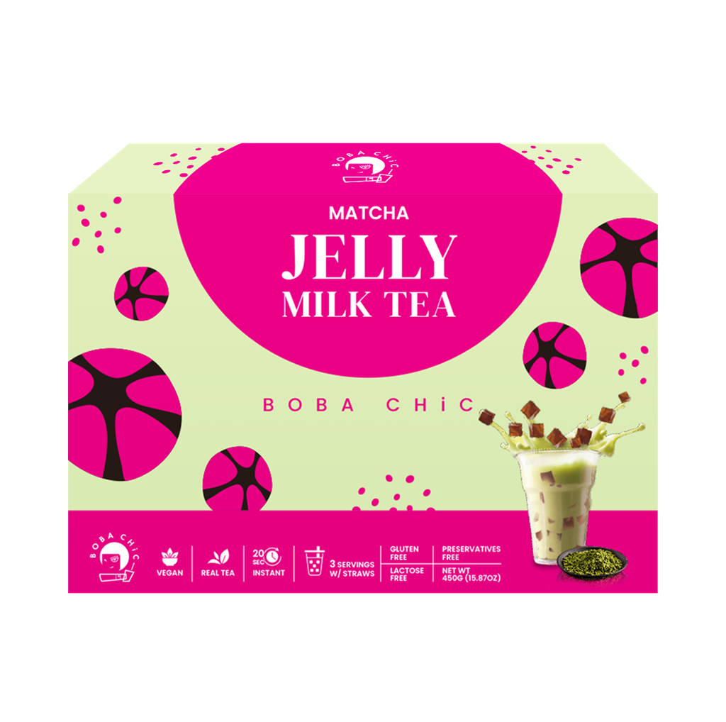 Matcha Green Tea Jelly Milk Tea