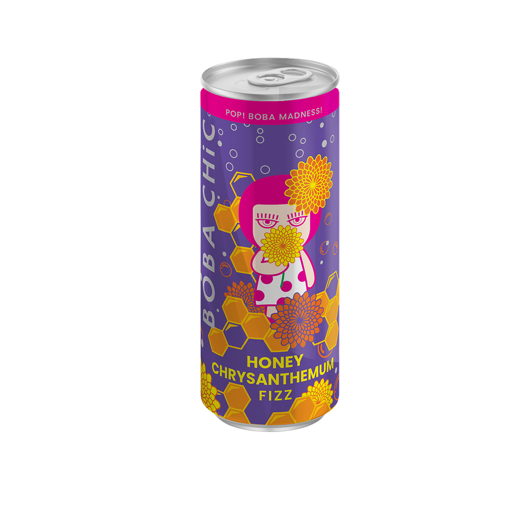 蜂蜜菊花氣泡飲