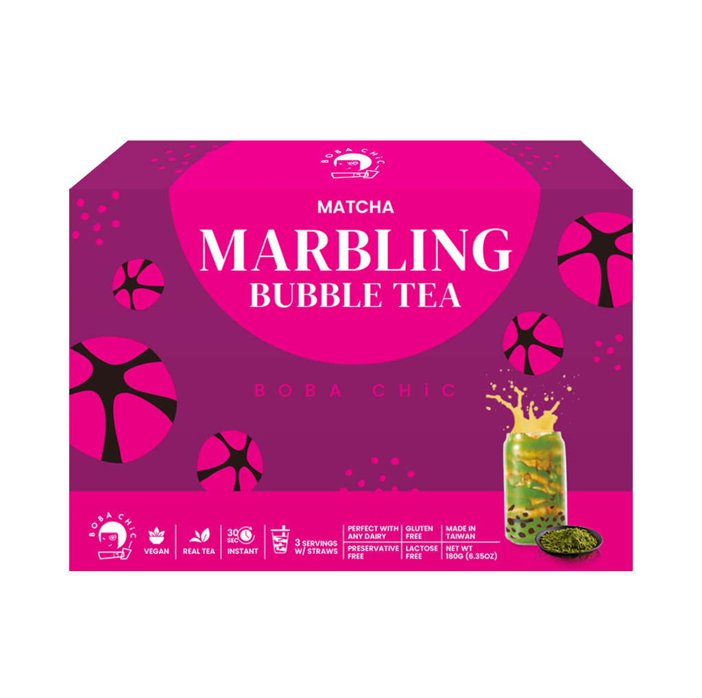 Matcha Marbling Bubble Tea